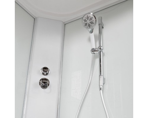 Душевая кабина AvaCan EM2710 AVA 100x100 стандарт, стекла с узором, профиль хром
