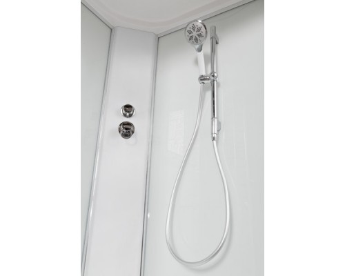 Душевая кабина AvaCan EM2710 AVA 100x100 стандарт, стекла с узором, профиль хром