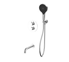 Термостатическая система для ванны скрытого монтажа WHITECROSS Y YSET10TOPNIB (брашированный никель)