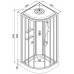 Душевая кабина AvaCan EM1580 AVA 80x80 стандарт, стекла с узором, профиль хром