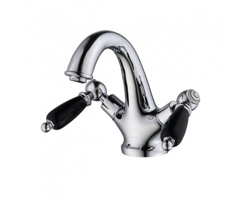 Смеситель для умывальника Caprigo Adria-classic Black Edition 03B-520-CRM