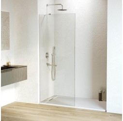 Душевую перегородку RGW WA-102 неподвижное Walk In cтекло прозрачное, 6 мм 90*195 xром