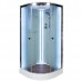 Душевая кабина Deto D09S LED стекла матовые, профиль хром