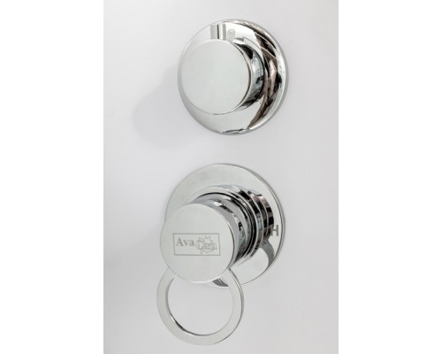 Душевая кабина Deto D09S LED стекла матовые, профиль хром