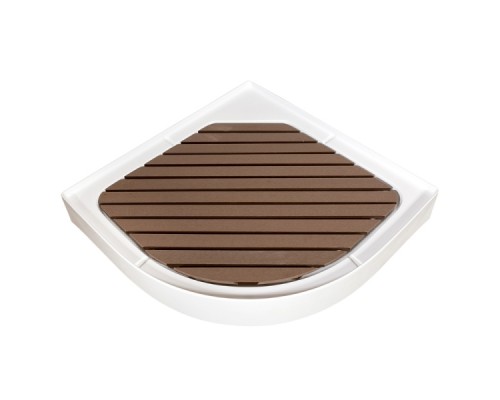 Душевая кабина Deto D09S LED стекла матовые, профиль хром