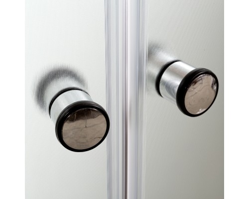 Душевая кабина Deto D09S LED стекла матовые, профиль хром