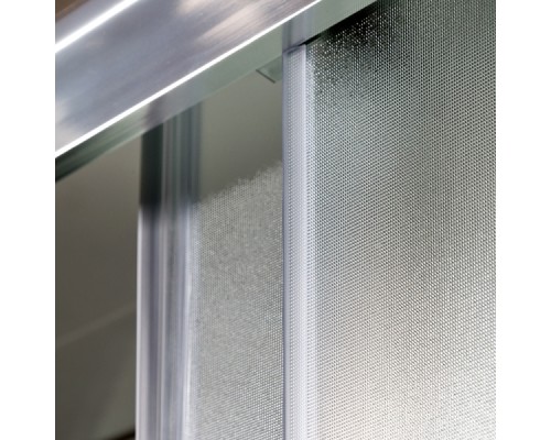 Душевая кабина Deto D09S LED стекла матовые, профиль хром