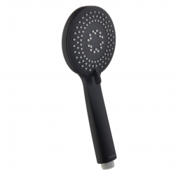 Deante Arnika Nero Душевая лейка 3-х функциональная круглая, черная