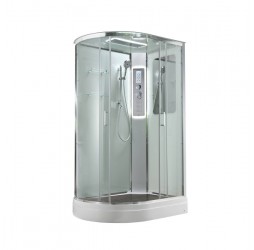 Душевая кабина Avacan A2812RLED AVA 120x80 правая, LED, стекла прозрачные, профиль хром
