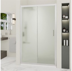 Раздвижная душевая дверь RGW PA-016 130*195 сатинат стекло 6 мм 350801613-21