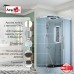 Душевая кабина Avacan EM2912RLED AVA 120x90 правая, LED, стекла матовые, профиль хром