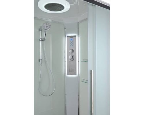 Душевая кабина Avacan EM2912RLED AVA 120x90 правая, LED, стекла матовые, профиль хром