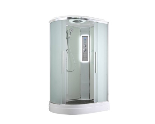 Душевая кабина Avacan EM2912RLED AVA 120x90 правая, LED, стекла матовые, профиль хром