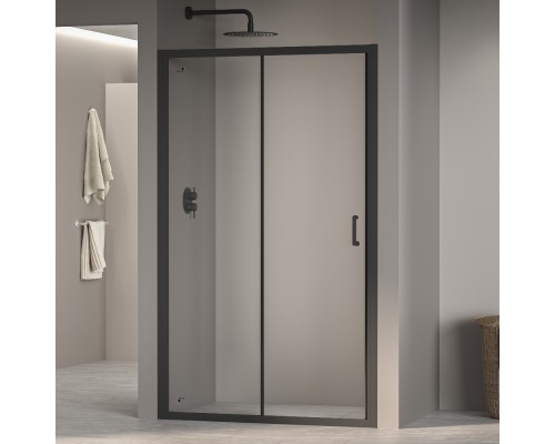 Раздвижная душевая дверь RGW PA-14 B 130*195 прозрачное стекло 6 мм 41081413-14