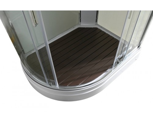 Душевая кабина AvaCan EM2812RLEDT AVA 120x80 правая, LED, стекла прозрачные, профиль хром
