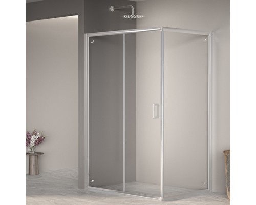 Душевой уголок, прямоугольный RGW PA-245 прозрачное стекло 6 мм цвет проф. хром 80*120*190 410824582-11