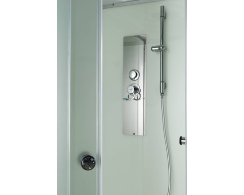 Душевая кабина AvaCan D3012LN AVA 120x80 левая, без крыши, стекла матовые, профиль хром