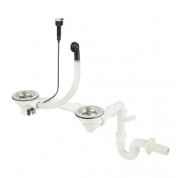 Deante Space Saver Сифон-автомат для гранитной мойки на 1,5 или 2 чаши