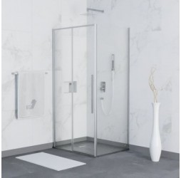 Душевой уголок RGW SV-42 (SV-12 + Z-050-2) прозрачное cтекло цвет профиля 6 мм 32324210-01