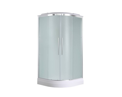 Душевая кабина Avacan EM2090LED AVA 90x90 LED, стекла матовые, профиль хром