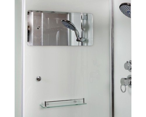 Душевая кабина AvaCan D011 AVA 110x110 без крыши, стекла матовые, профиль хром