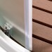 Душевая кабина AvaCan D011 AVA 110x110 без крыши, стекла матовые, профиль хром