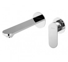 Смеситель для раковины на 2 отверстия, настенный Coral 194 840 0CR Chrome