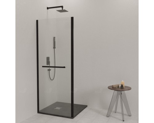 Боковую стенку дверь  RGW Z-060-1-B прозрачное cтекло цвет профиля 6 мм 352206109-14