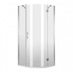 Deante Abelia Кабина полукруглая, стекло прозрачное, правая, 90х90х200см
