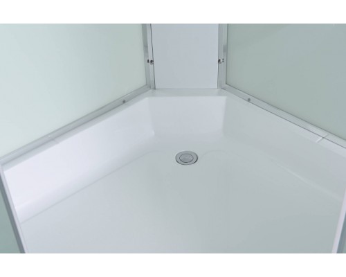 Душевая кабина AvaCan EM3010 AVA 100x100 стандарт, стекла матовые, профиль хром