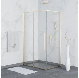 Душевой уголок RGW Stilvoll SV-42G 100х80 32324280-16 профиль Золото стекло прозрачное