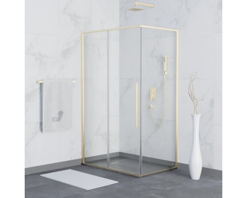 Душевой уголок RGW Stilvoll SV-42G 100х80 32324280-16 профиль Золото стекло прозрачное