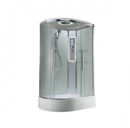 Душевая кабина Avacan EM3912RLEDT AVA 120x90 правая, LED, стекла прозрачные, профиль хром