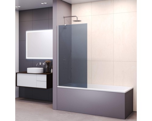 Стационарная для ванны RGW Screens SC-150 90х150 тонированное стекло (Серое) 6мм 351115009-31