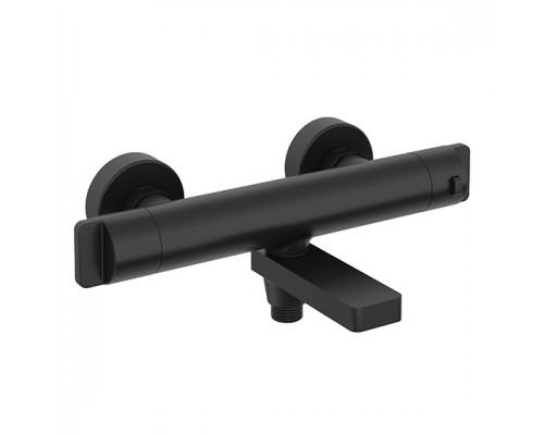 Deante Смеситель термостатический для ванны с поворотным изливом, черный