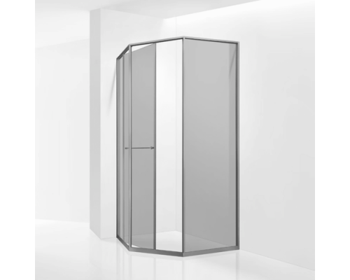 Душевой уголок RGW SV-82Gr "L" 80x120 33328282-310L стекло тонированное, профиль серый
