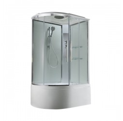 Душевая кабина Avacan EM5812RT AVA 120x80 правая, стандарт, стекла прозрачные, профиль хром
