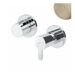 Смеситель скрытого монтажа, с 3 выходами Leaf 167 312 3MM Morning Mist