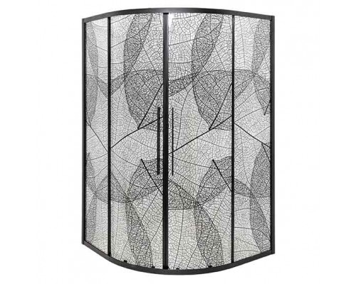 Душевой уголок Avacan HB 120 AVA 120x120 стекла с рисунком, профиль черный