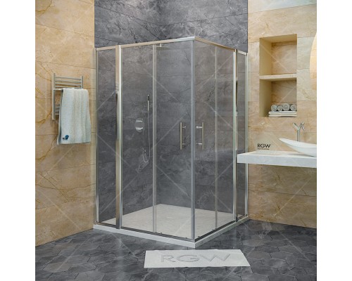 Душевой уголок RGW HO-311 (HO-31 + Z-41) прозрачное cтекло цвет профиля 8 мм 030631133-11