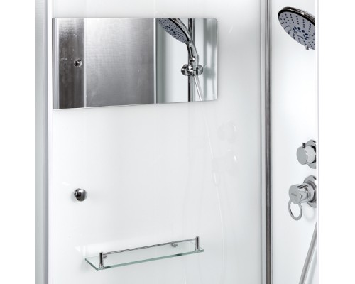 Душевая кабина AvaCan D10S AVA 100x100 стандарт, стекла матовые, профиль хром