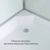 Душевая кабина AvaCan D3012RN AVA 120x80 правая, без крыши, стекла матовые, профиль хром