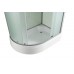 Душевая кабина AvaCan D3012RN AVA 120x80 правая, без крыши, стекла матовые, профиль хром