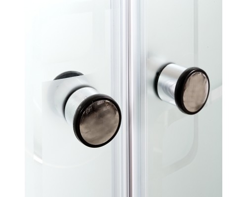Душевая кабина AvaCan EM1580EL AVA 80x80 с электрикой, стекла с узором, профиль хром