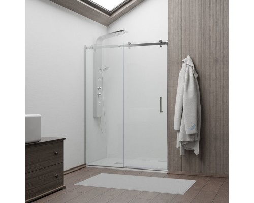 Раздвижная душевая дверь RGW TO-14 150*195 прозрачное стекло 8 мм 02071415-11