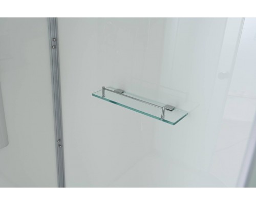 Душевая кабина Avacan D5090LED AVA 90x90 LED, стекла матовые, профиль хром