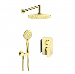 Deante Alpinia Gold Душевая система скрытого монтажа, золотo