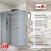 Душевая кабина AvaCan D2012L AVA 120x80 левая, стандарт, стекла матовые, профиль хром