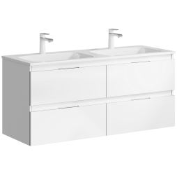 aqwella Тумба под умывальник 122x45 Accent Прямоугольная цвет белый ACC0112W