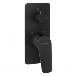 Deante Jasmin Nero Смеситель скрытого монтажа 2-функциональный, черный